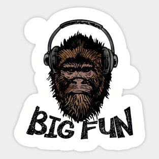 Bigfoot Fun Sticker